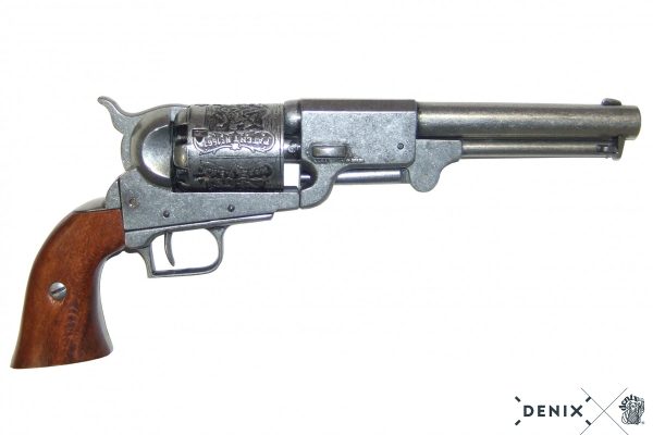 Replika-ase Colt Dragoon nallilukkorevolveri.