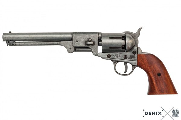 Colt 1851 Navy revolveri harmaa Denix-replika-ase.