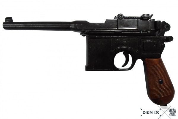 Mauser C96 eli Ukkomauser Denix-replika-ase.