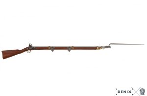 Replika-ase piilukkokivääri eli musketti Model 1763.