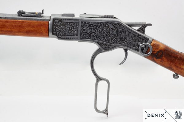 Jäljitelmäase vipulukkokivääri Winchester 1873.